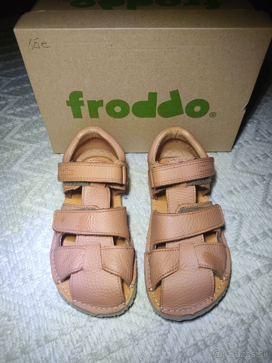 Sandalky Froddo barefoot flexy AVI Cognac