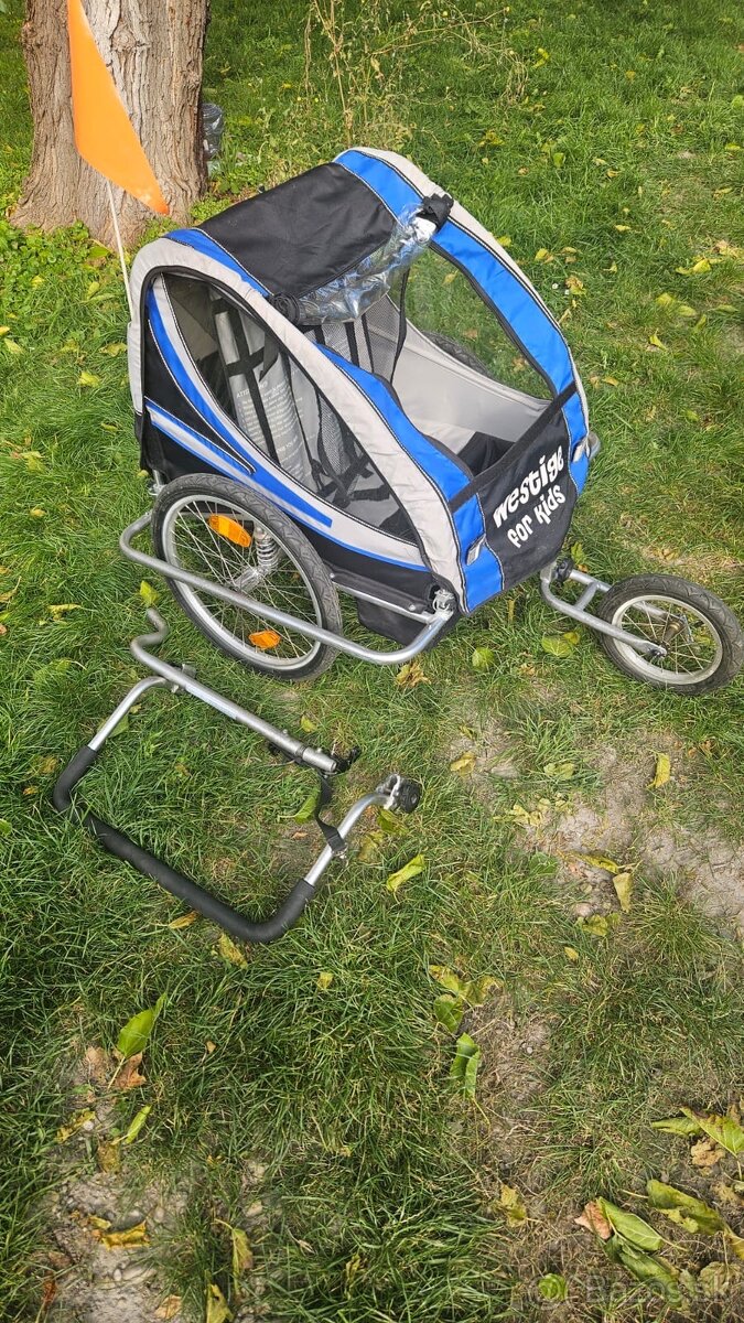 Detský vozík za bicykel Westige Baby Trailer Cross
