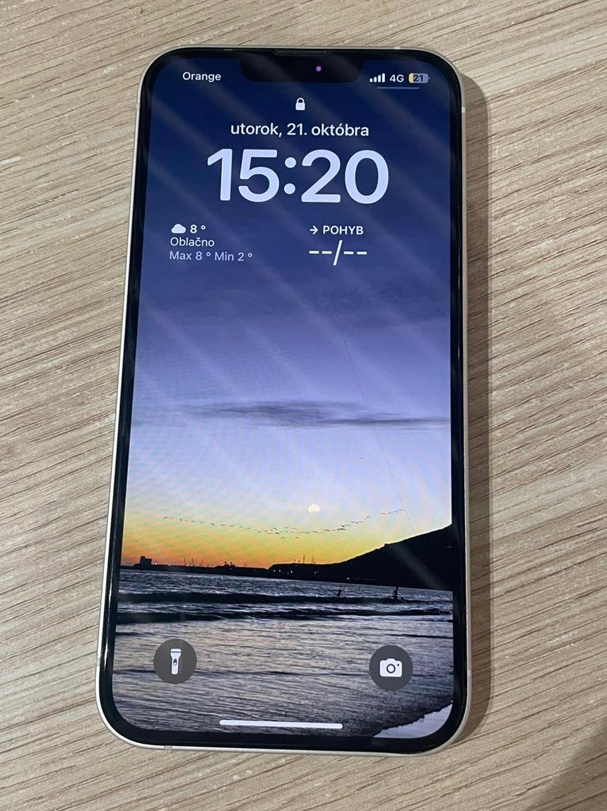 Iphone 13 128gb biely
