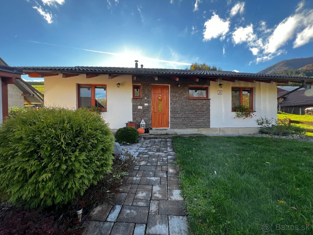 4 izbový bungalov v obci Istebné