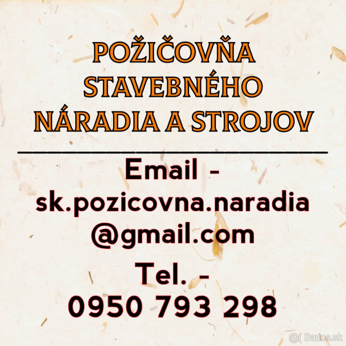 Požičovňa Naradia