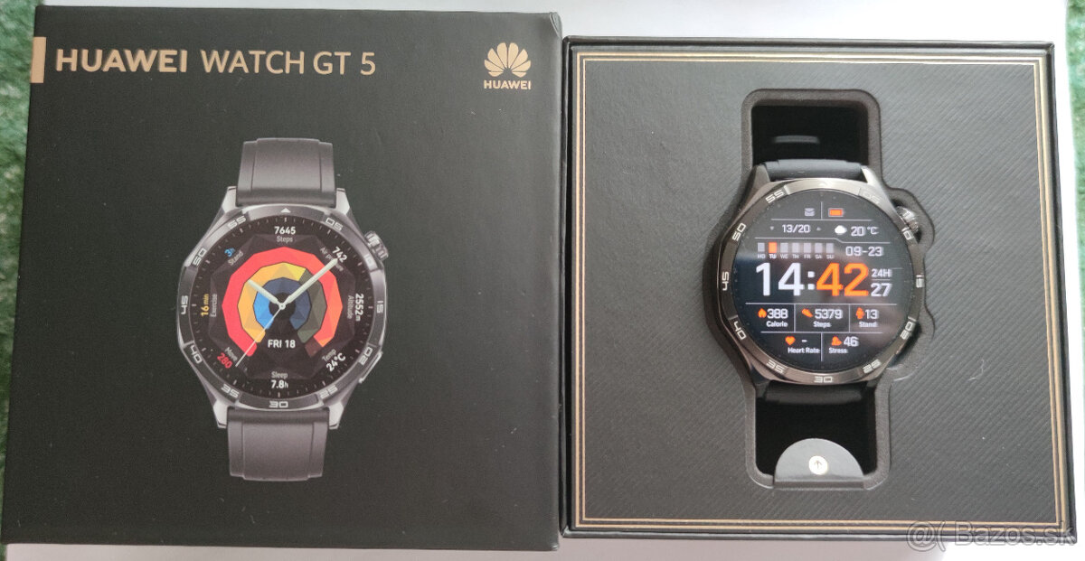 Predám Huawei GT5+Freebuds 5i+náhradné sklíčka