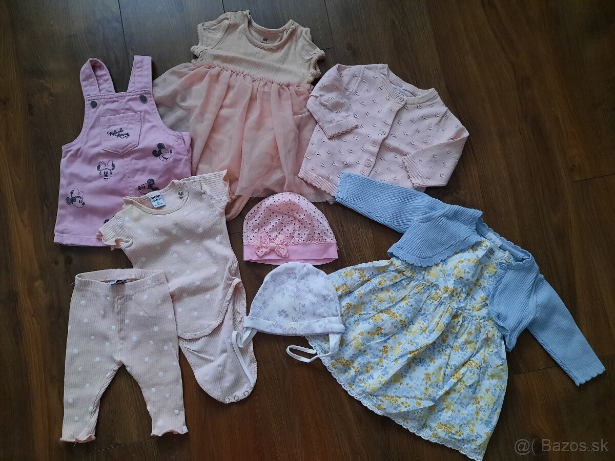 Dievčenské oblečenie, veľkosť 62