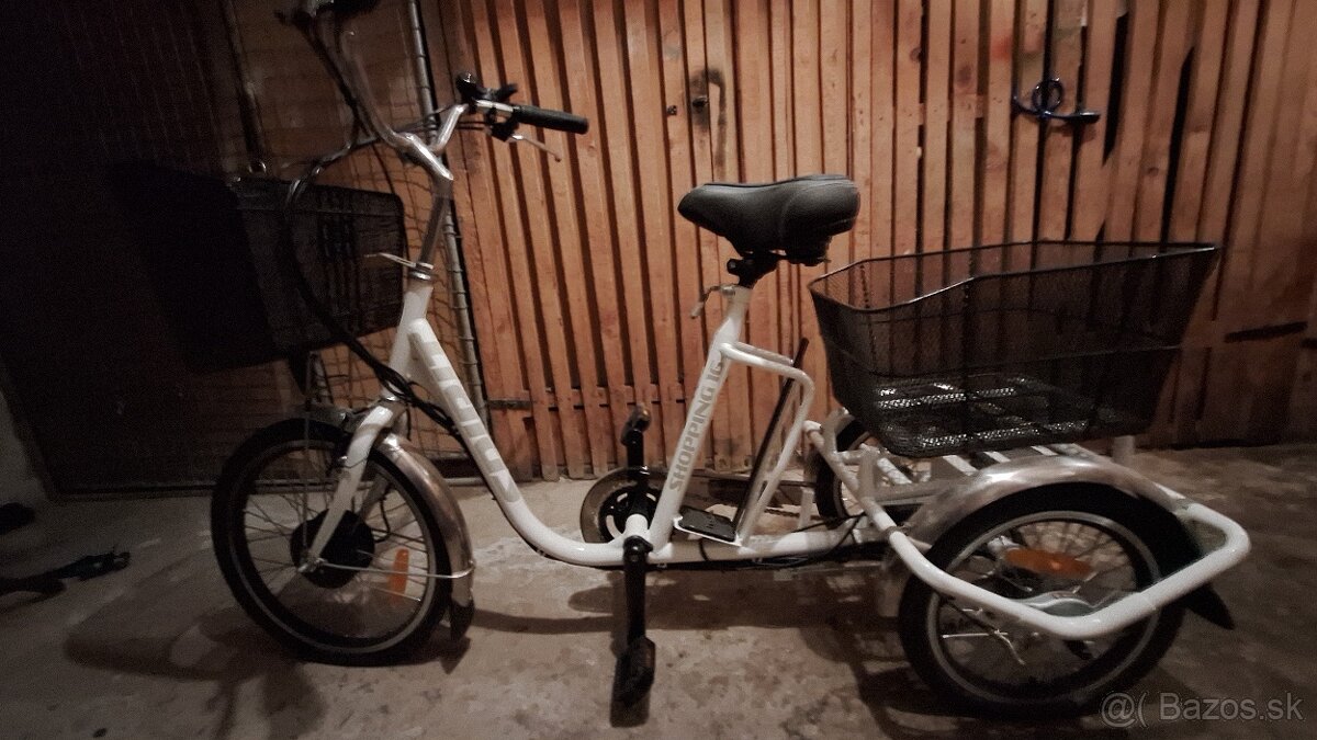 Elektrická trojkolka pre seniorov