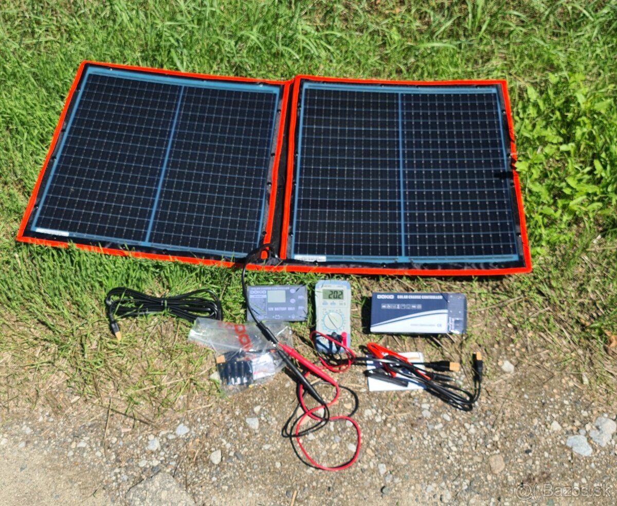 Prenosný 80W skladací solárny panel na nabíjanie