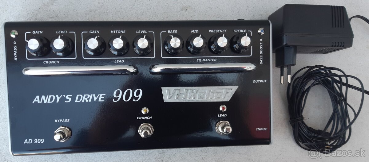 Dvoukanálový kytarový overdrive VHRelief Andy's Drive -AD90