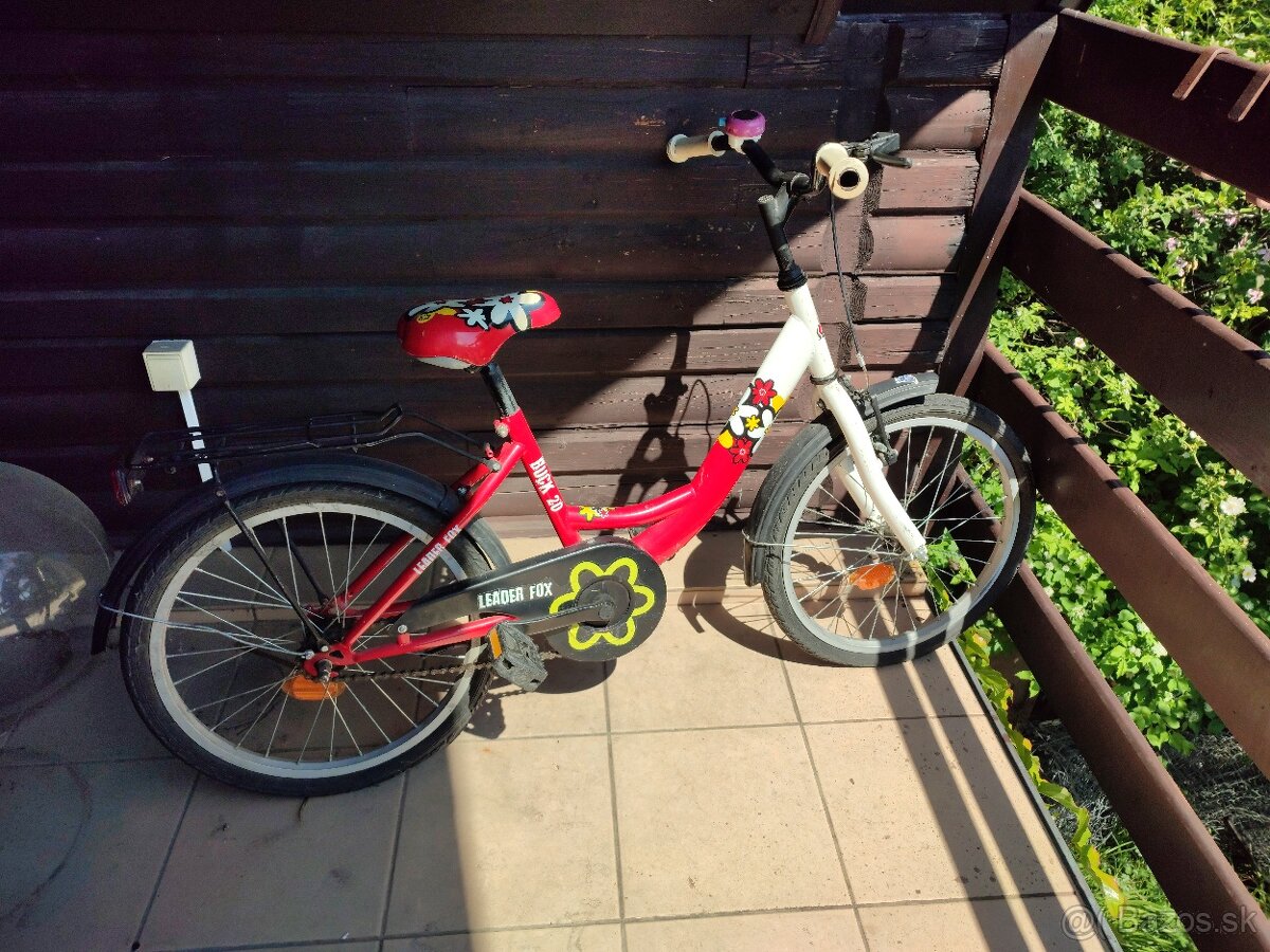 Predám detský bicykel červený