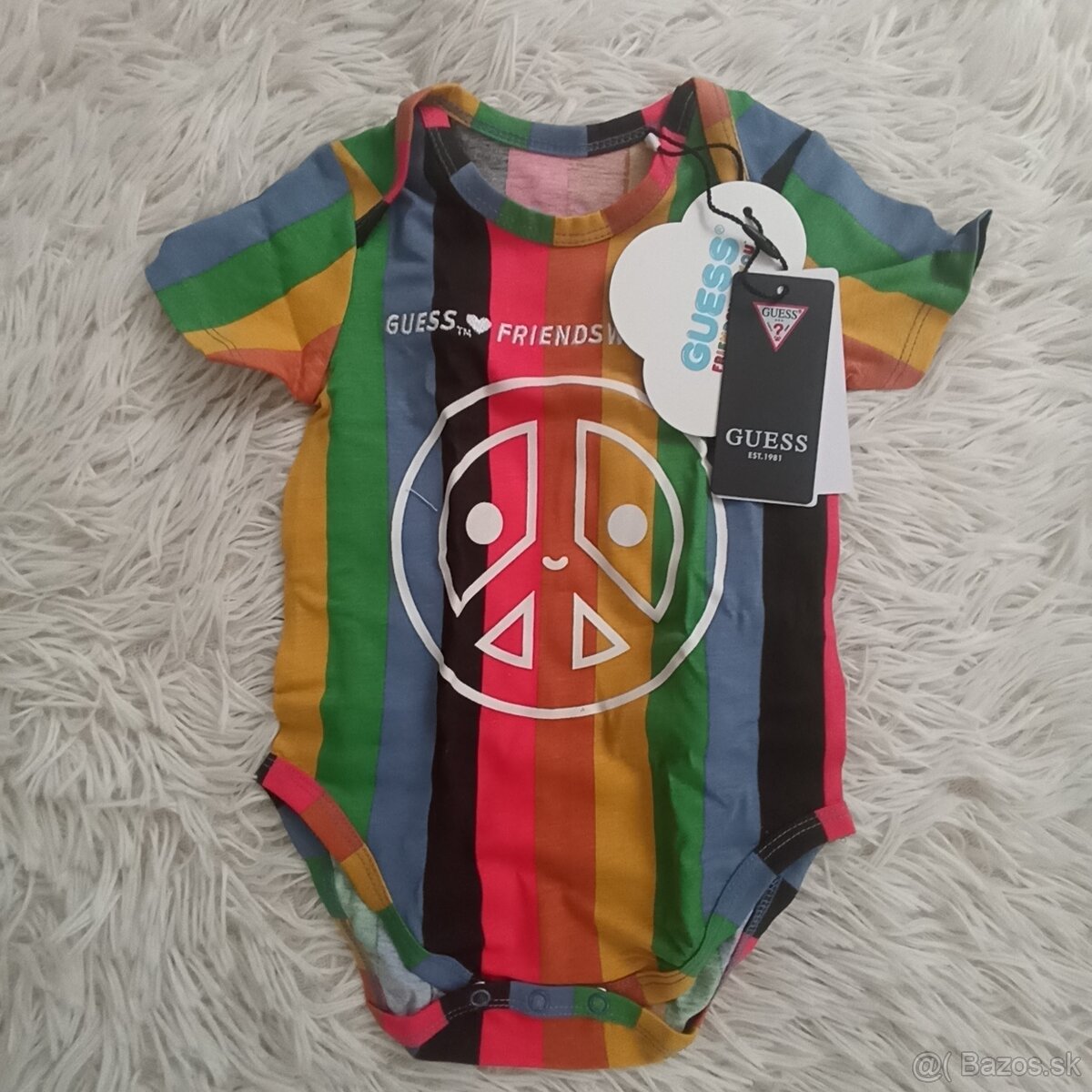 Originál Guess body veľ 6-9 mesiacov