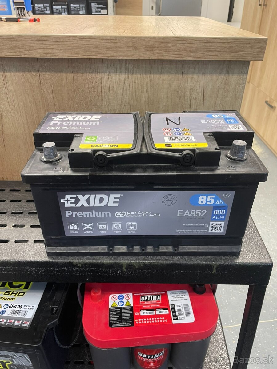 Štartovacia batéria EXIDE 85Ah 12 V