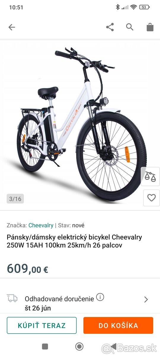 Predám nové elektrobicykle