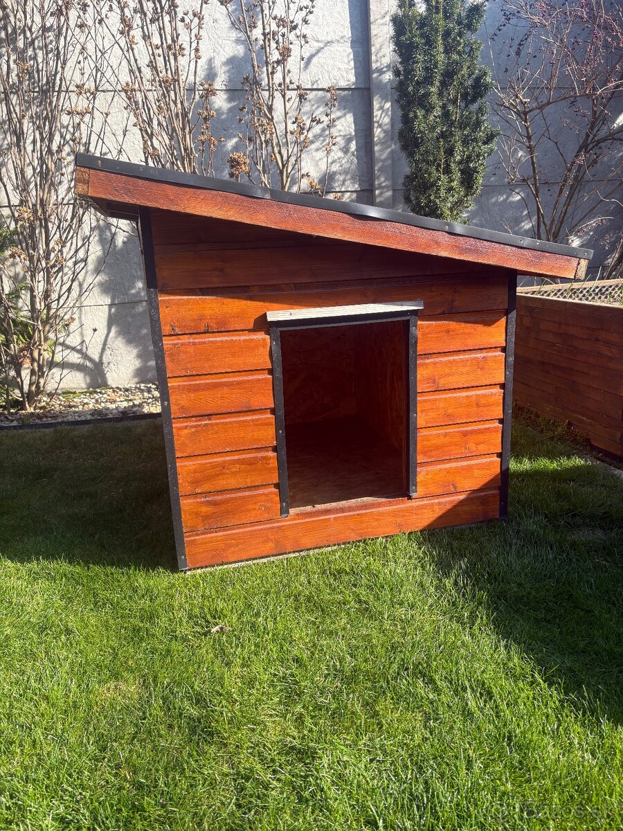 Zateplená búda pre psa - nepoužívaná, kvalitné prevedenie