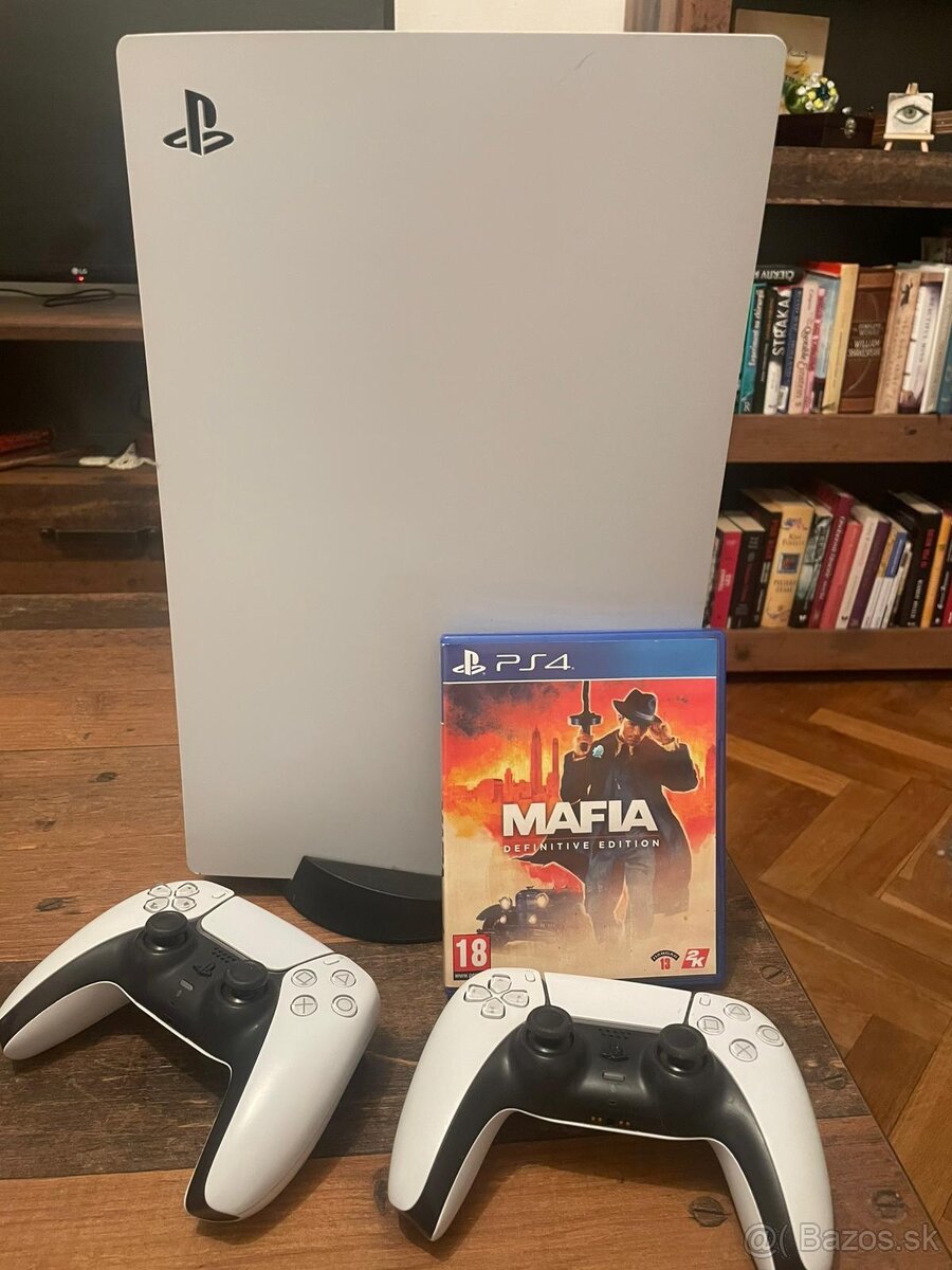 Predám Playstation 5 s dvomi ovládačmi + 1 hra