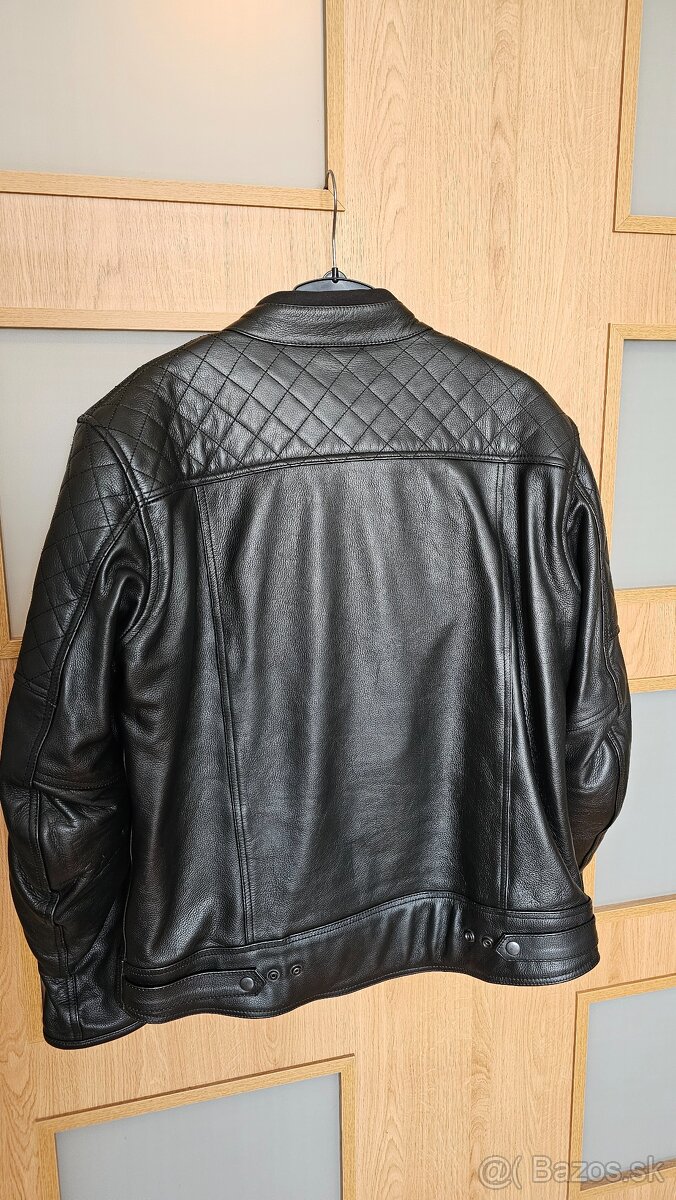 Kožená moto bunda veľkosť L - ako nová