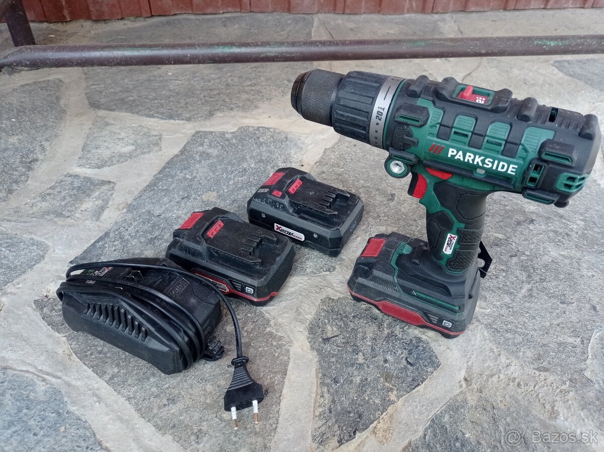aku vrtačka Parkside PSBSA 20 Li C3