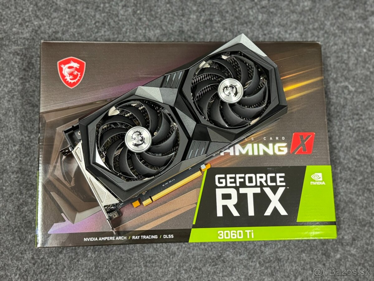 🎮💻Predám kartu MSI GeForce RTX 3060 Ti GAMING X 8GB