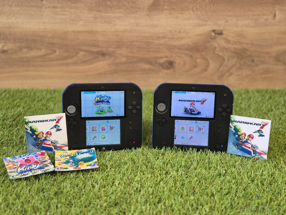 Nintendo 2DS + Mario hry, zbierka aj jednotlivo