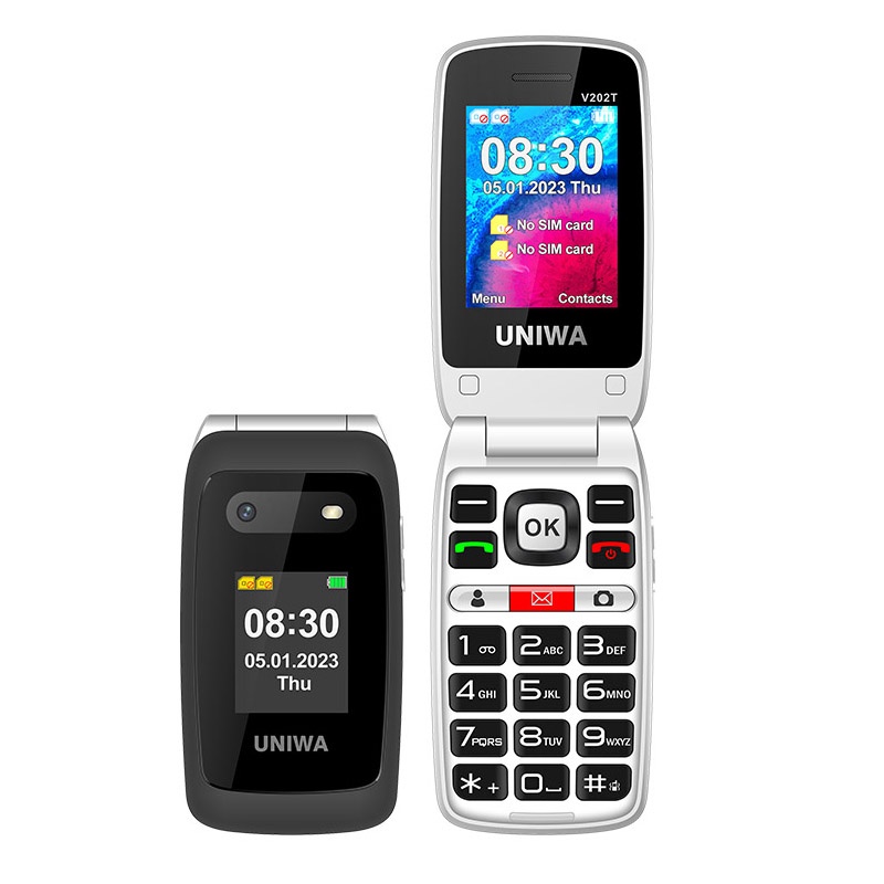 Nový, nepoužívaný 4G DUAL SIM mobil, V - konštrukcia