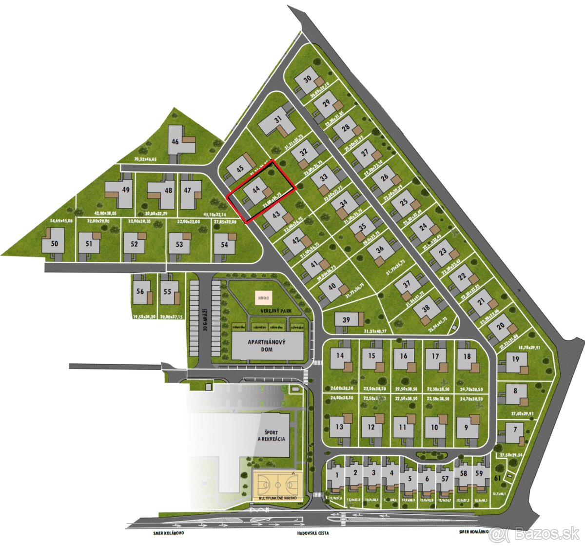 HADOVCE SOHO PARK 845,25 m2
