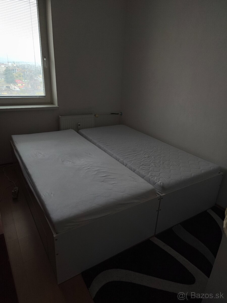 Predám dve 90cm postele, ako nové