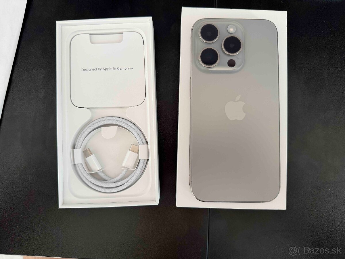 iPhone 15 PRO /// 265 GB /// Natural Titanium