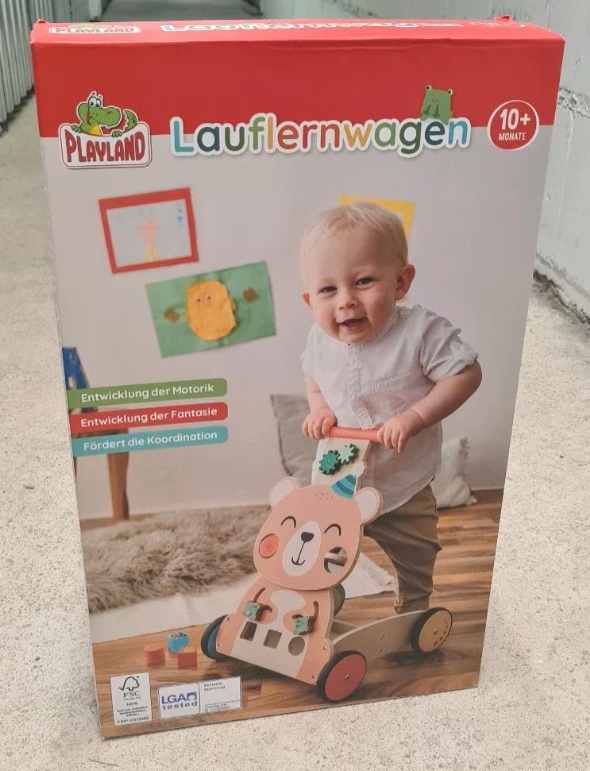 Drevené interaktivne chodítko