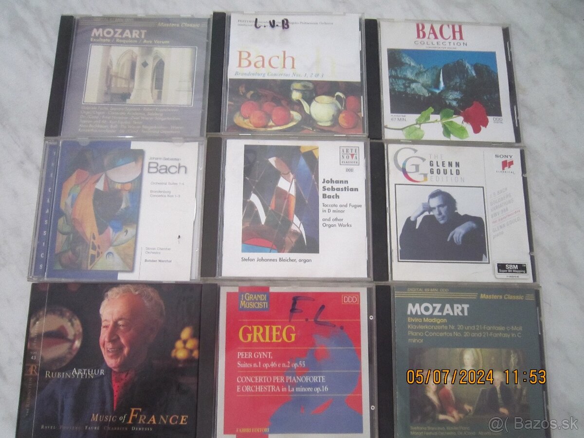 CD s vážnou hudbou