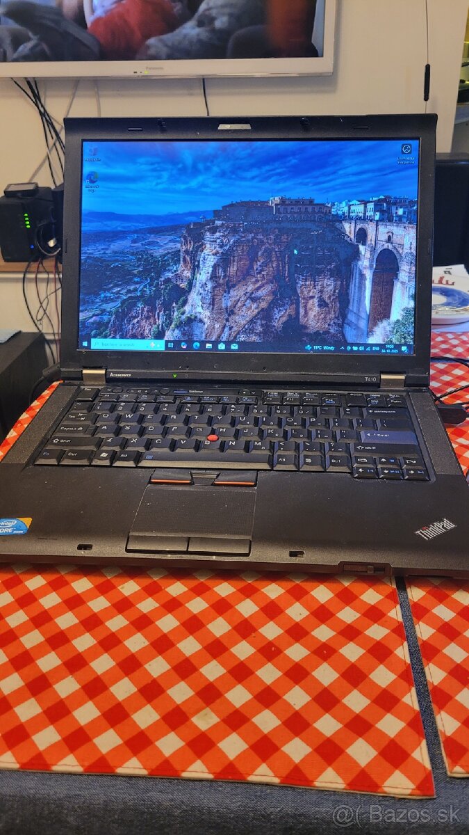 Predám notebook T410 win10 8 GB RAM 500 GB ssd
