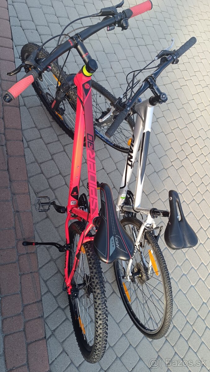 Predám bycikle horský bicykel Kellys a cestný Giant