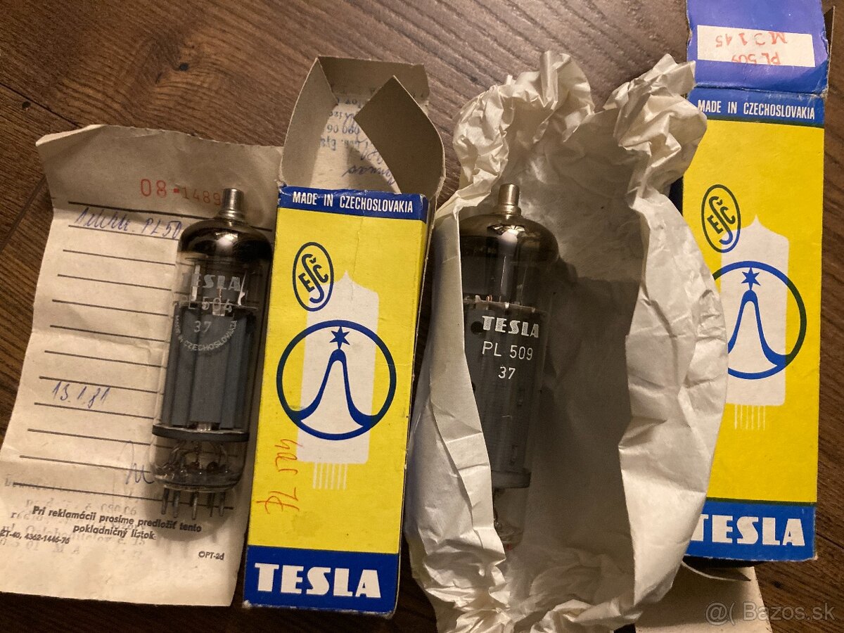 elektrónka 1ks - PL509 + 1ks - PL504 len spolu