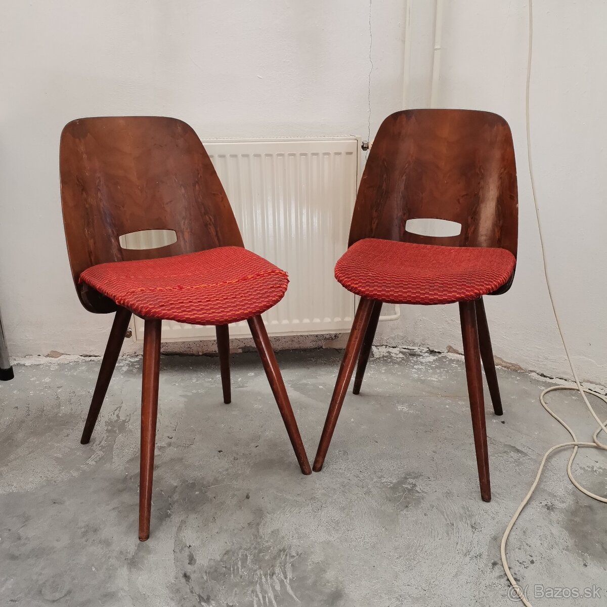 Retro stolicky Frantisek Jirak Lizatko na renovaciu