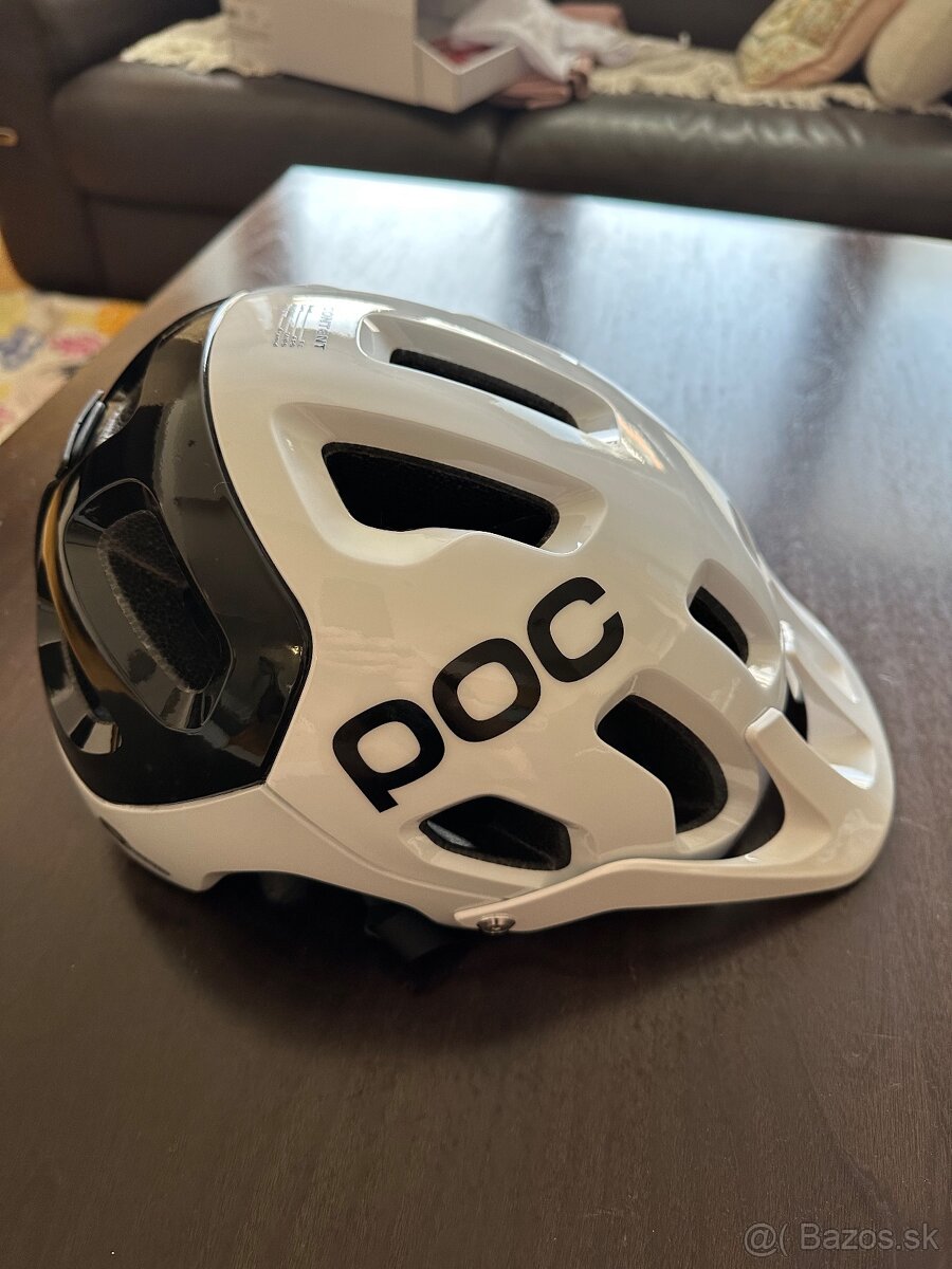 POC Tectal Race MIPS prilba, Hydrogen White/Uranium Black, L