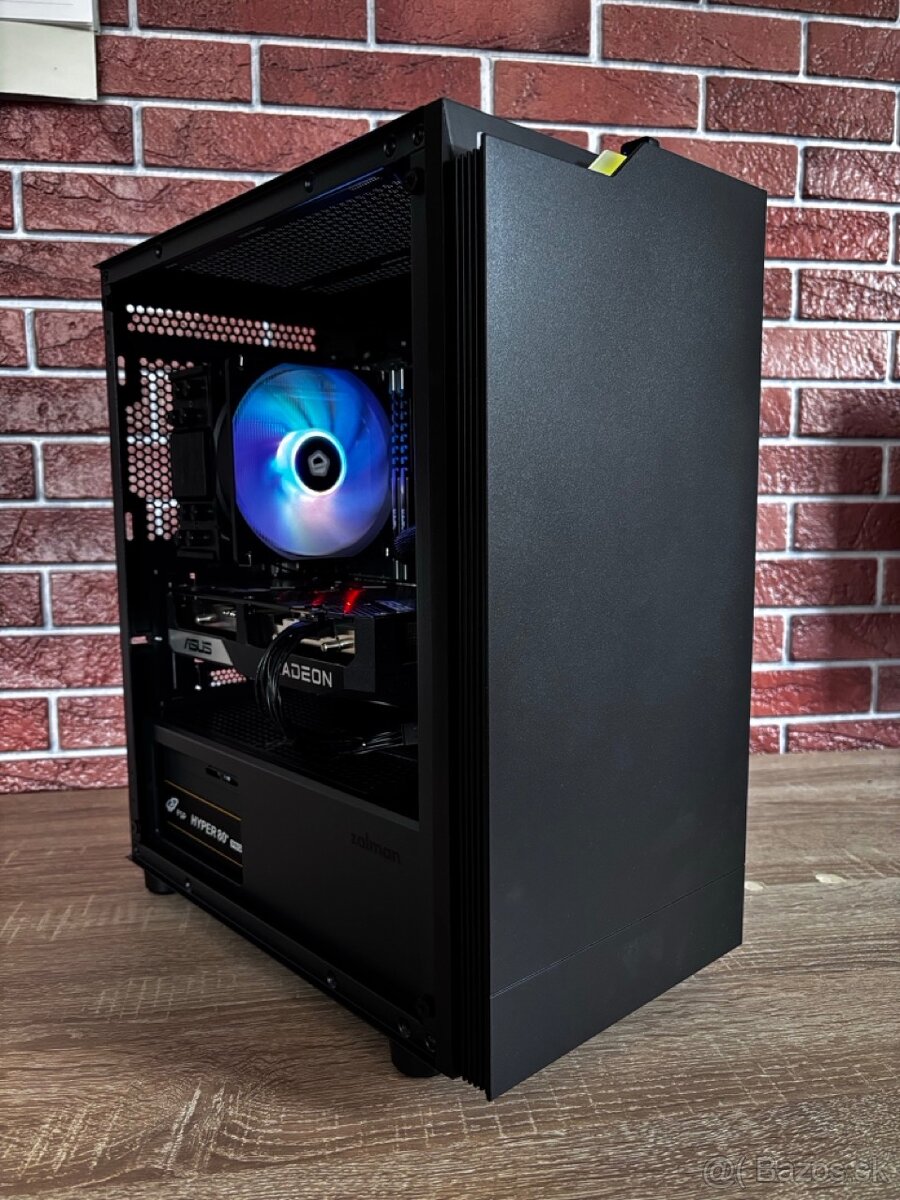 Herné PC: Ryzen 5 5600, RX 6600 XT, 16GB RAM, 1T NVMe