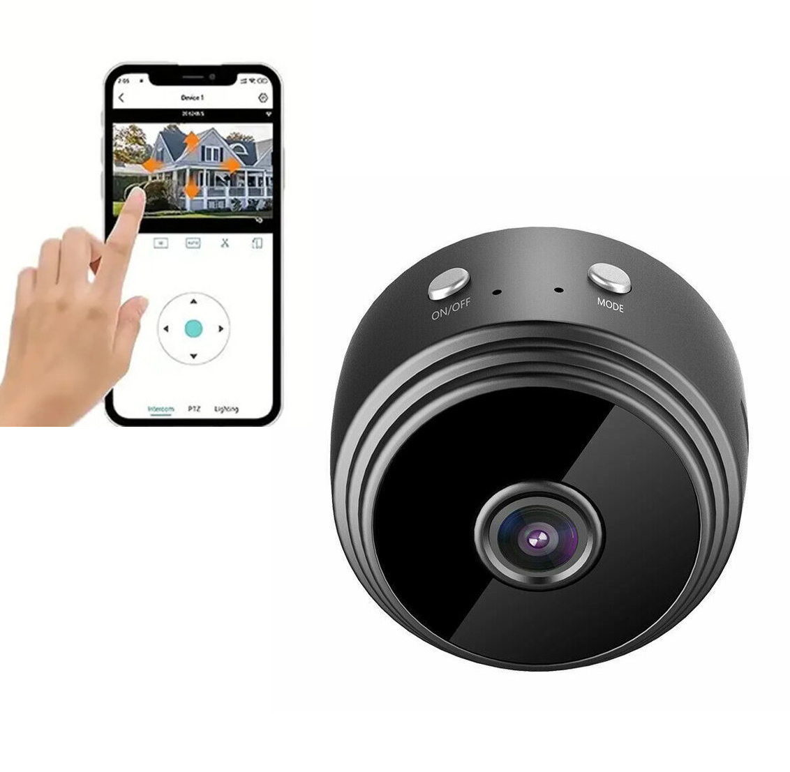 Mini wifi online kamera s mobilnou aplikáciou