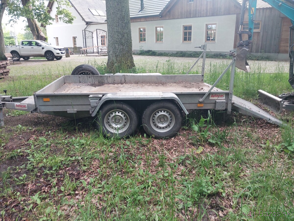 Privesny vozik na minibager