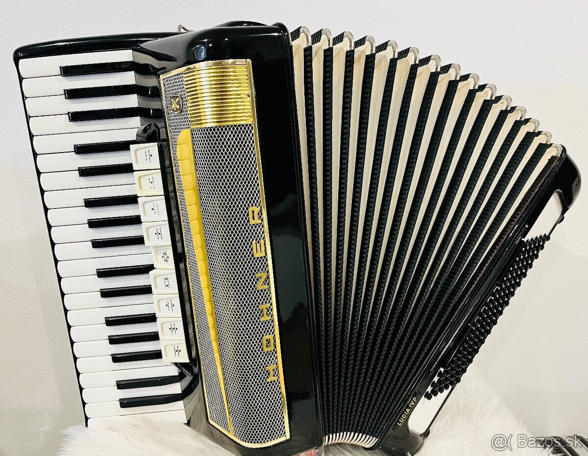 Predám Akordeón Hohner Lucia IV P- 96 basový - krásny zvuk 9