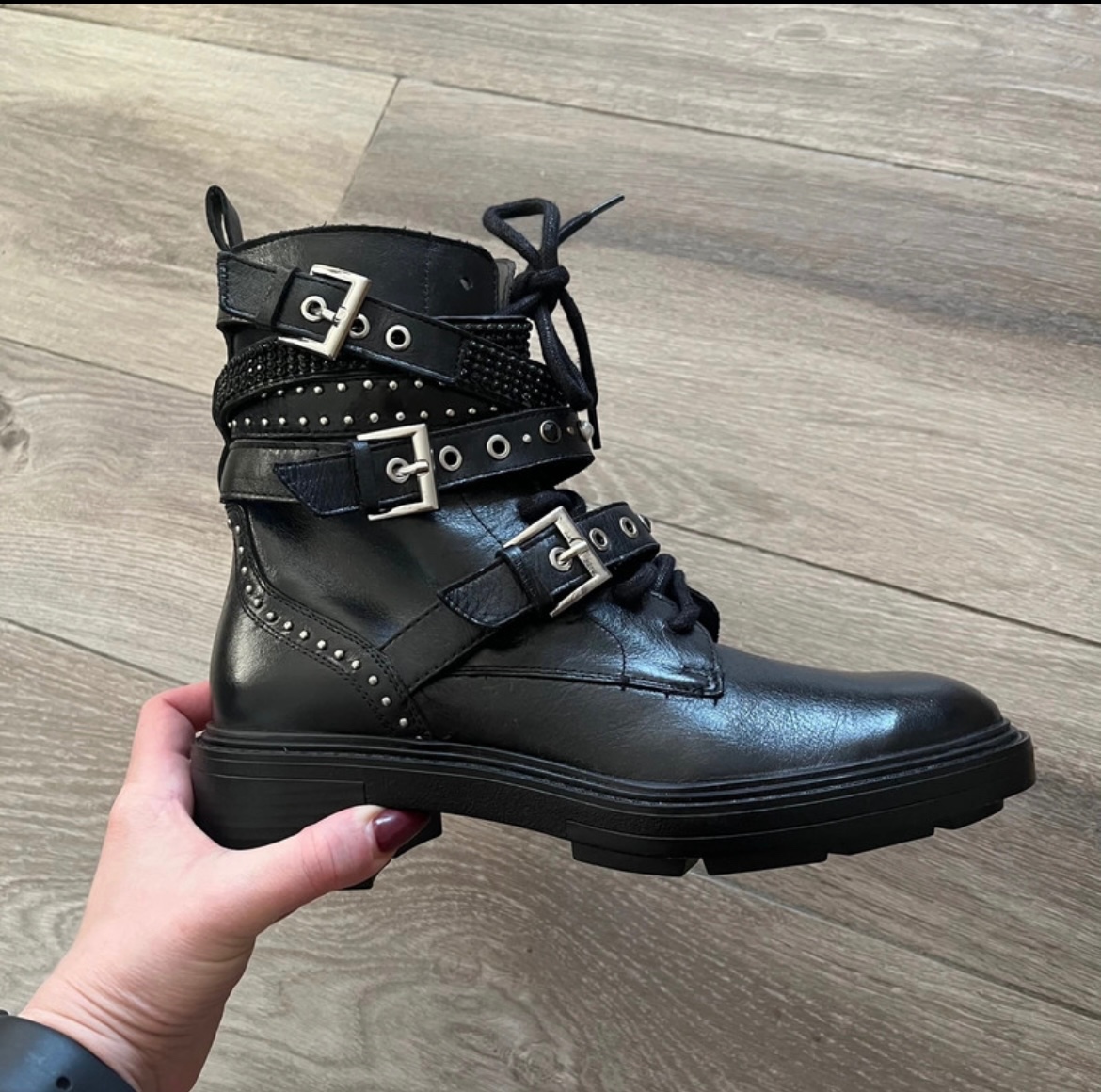 Biker cizmy Zara