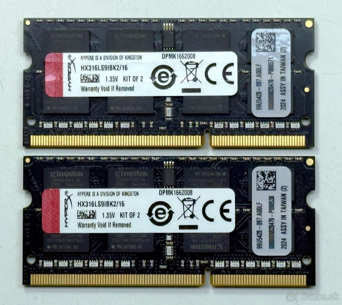 16GB SODDR3 1600MHz (2x8GB) pre notebooky