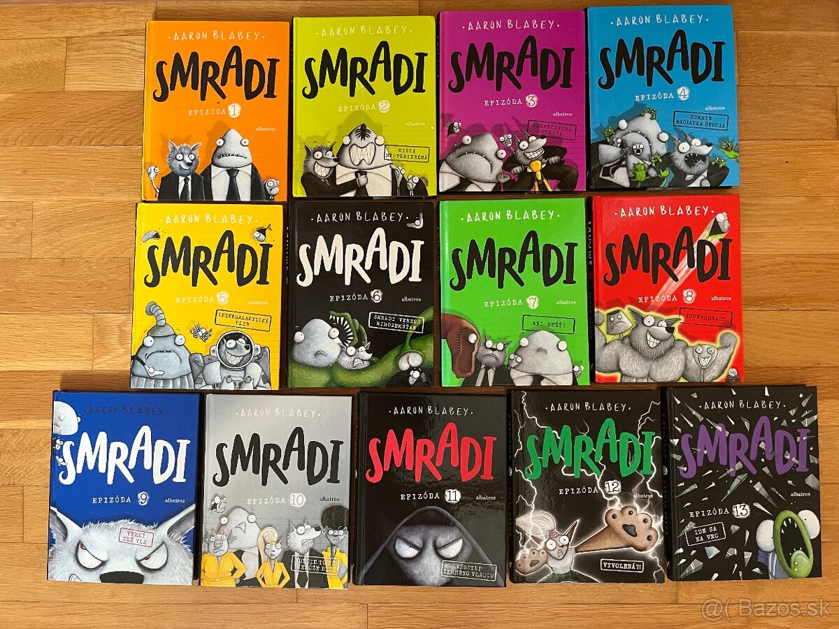 Predám knihy SMRADI (diely 1-13)