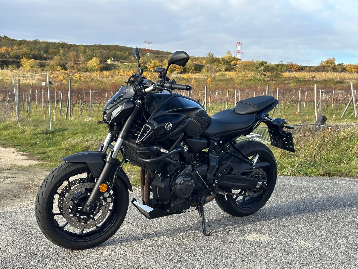 Yamaha MT 07 v záruke