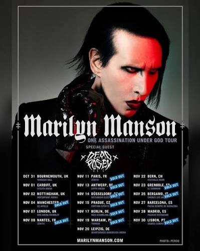 Marylin Manson - Praha 15.11. 2025