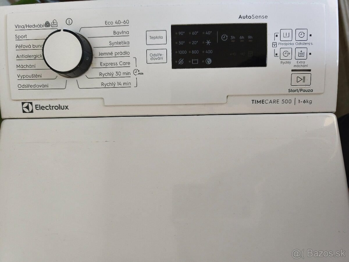 Práčka Electrolux TimeCare 500 – vrchom plnená