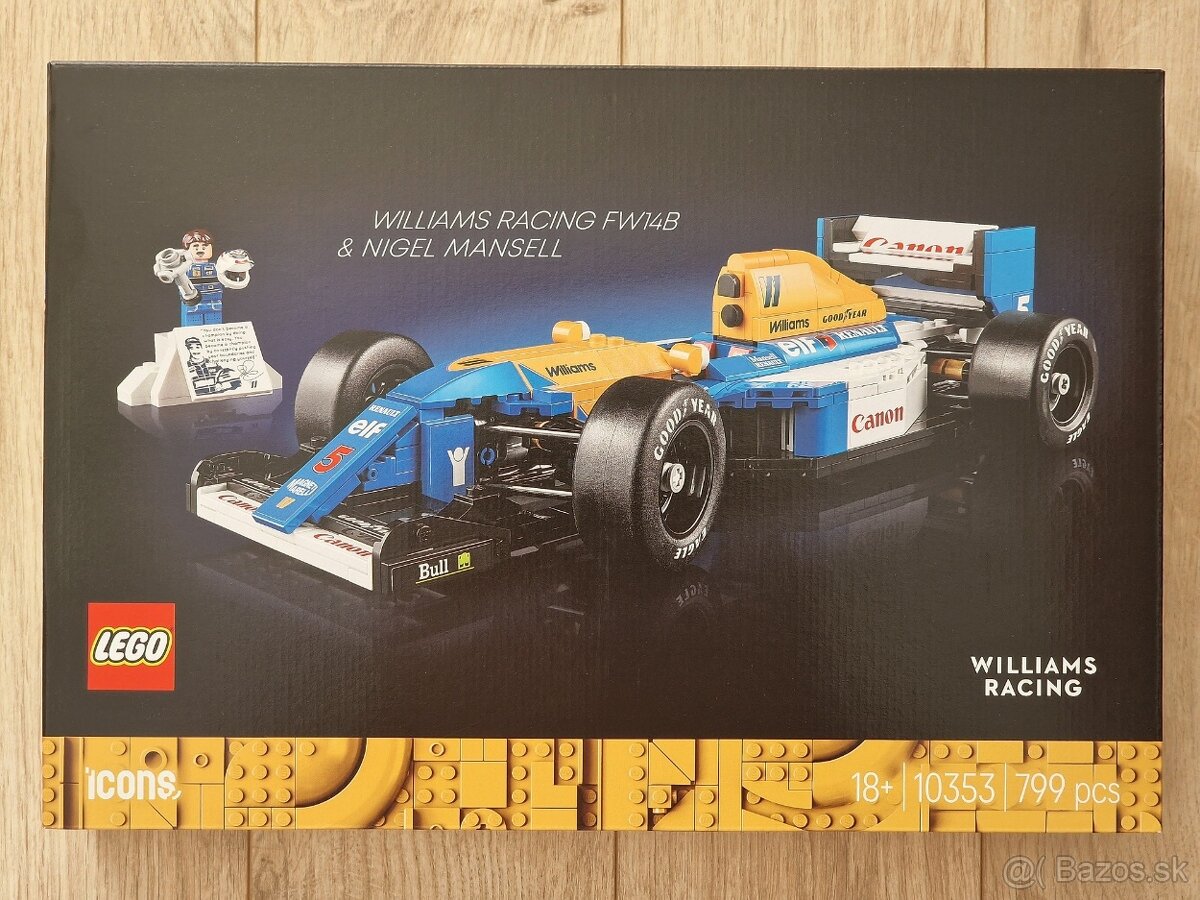 Lego Icons 10353 Williams Racing FW14B a Nigel Mansell