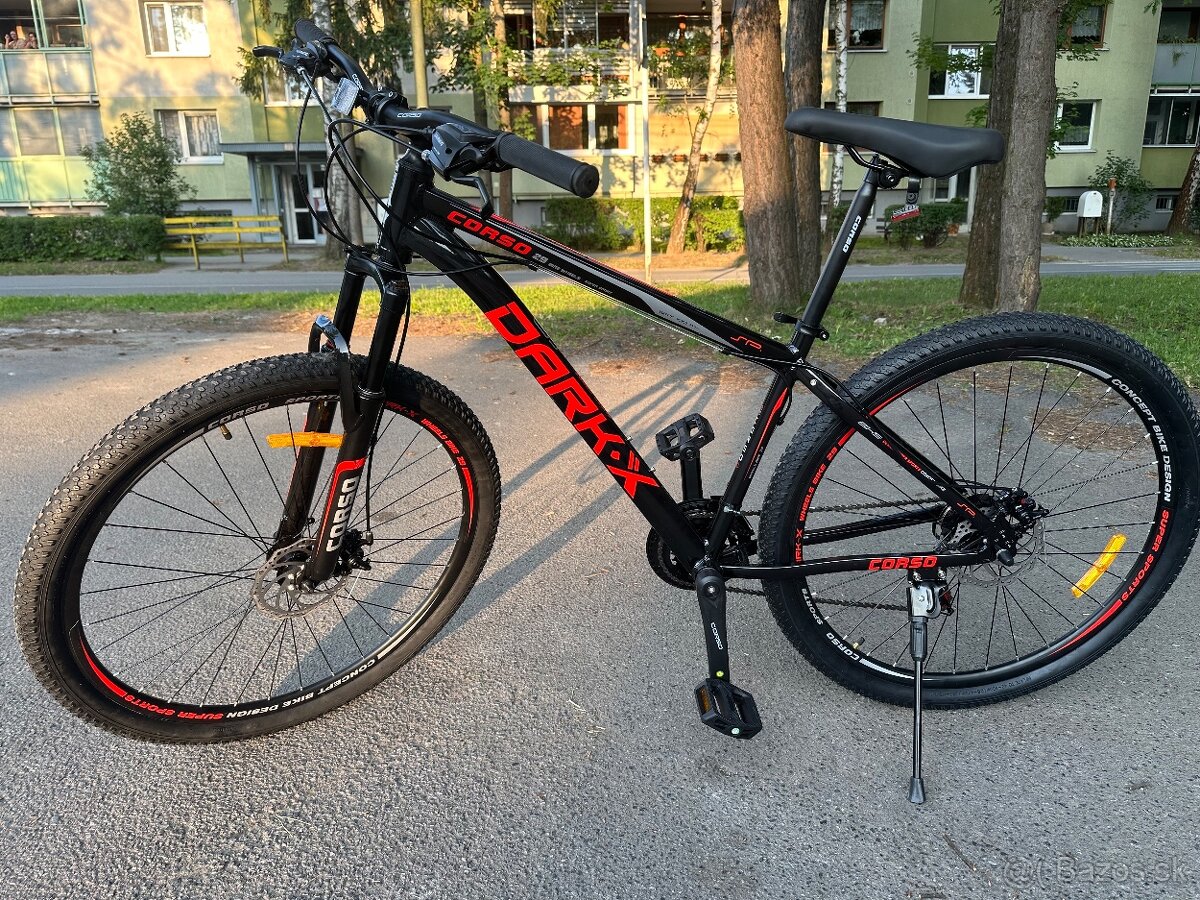 Krásny horský bicykel hliník rám