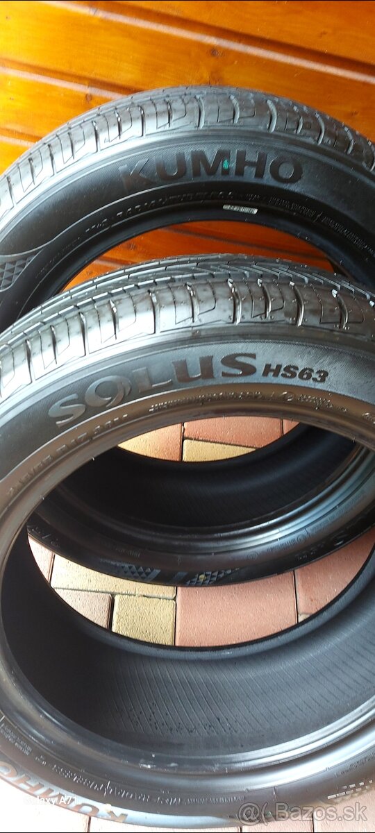 Letne plaste kumho solus hs 63 215/55r17