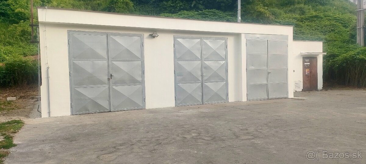 2-garáž s kanceláriou na prenájom v Ilave