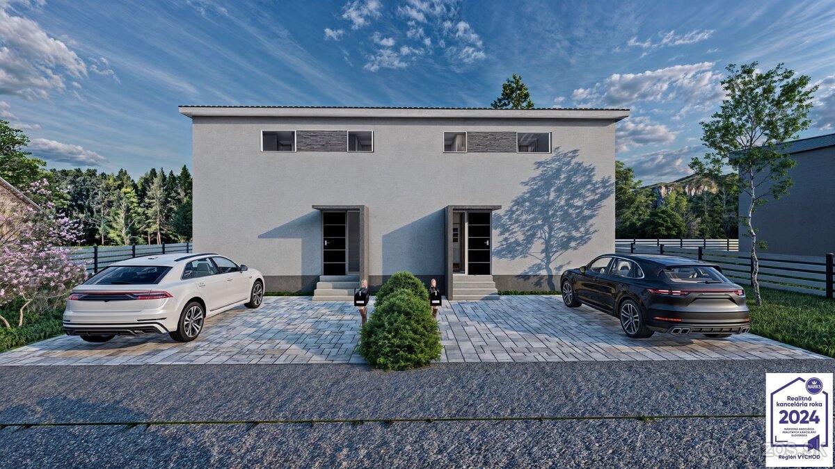 4 izbový rodinný dom v projekte Pod Jabloňami, obec Župčany,