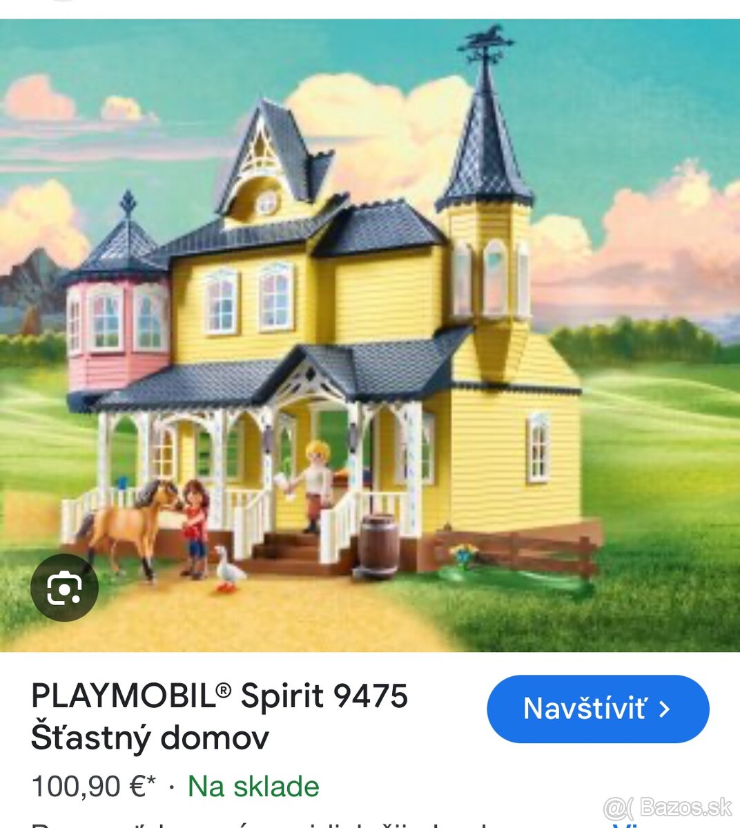 Playmobil domček Šťastný domov Spirit