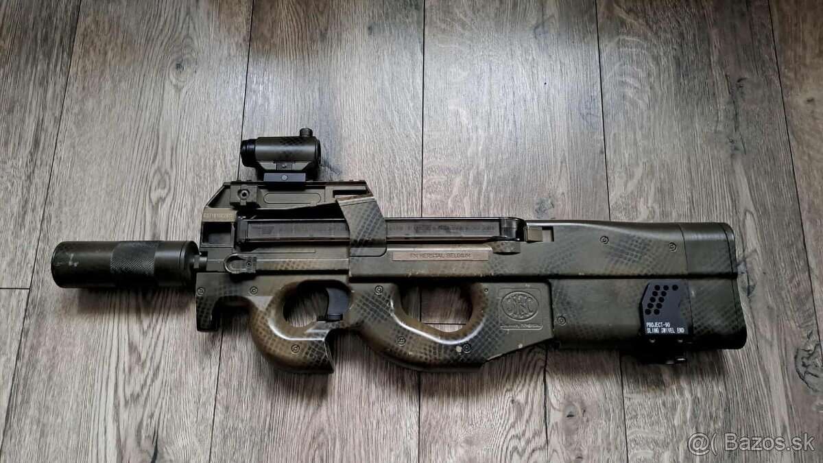 Predám upgraded P90 (AEG Cybergun)