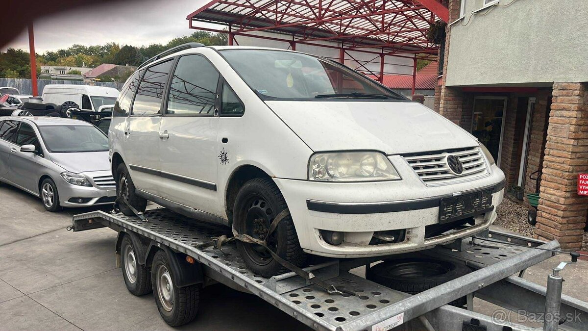 Volkswagen Sharan 1,9TDi 85kw kód motora: AUY