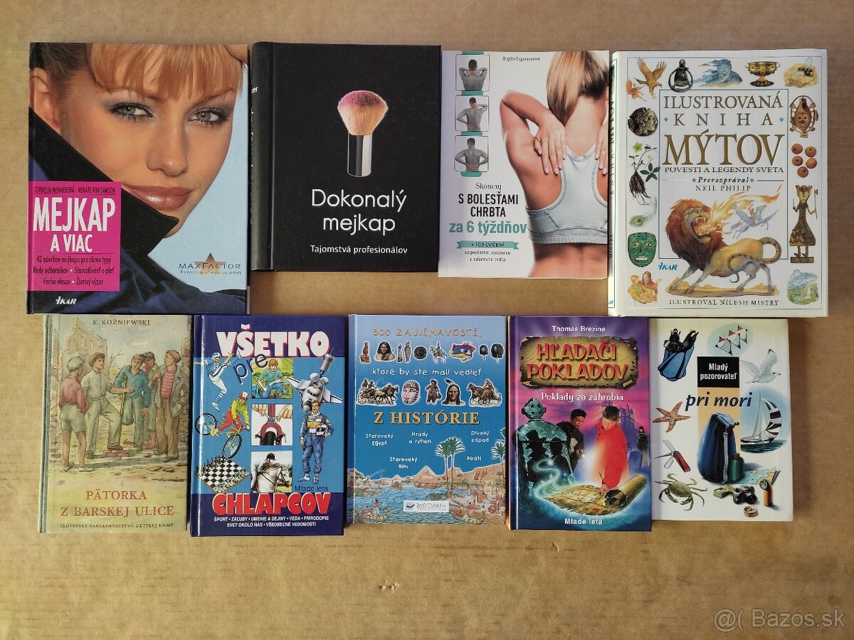 Knihy za babku nepoškodené 3.